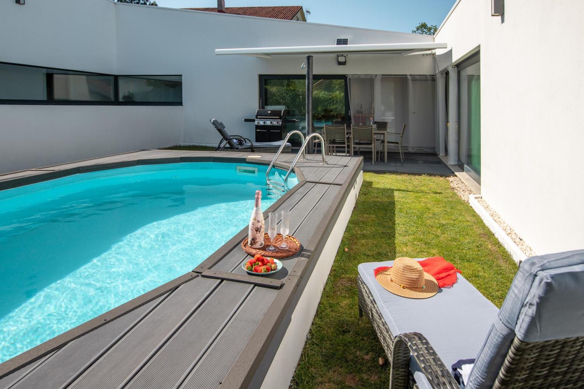 Villa Con Piscina Y Jardin, Santiago De Compostela Teo Exterior foto