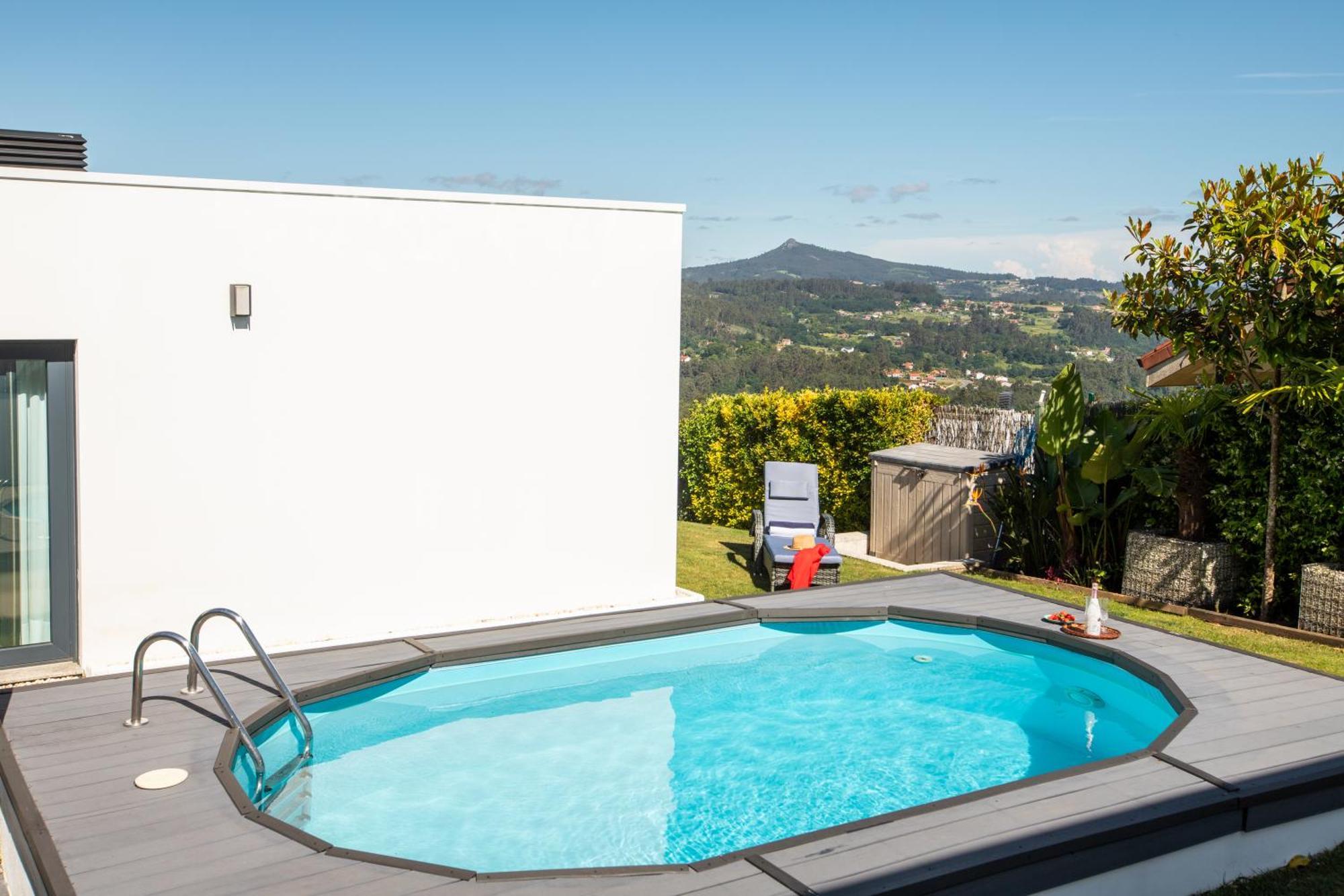 Villa Con Piscina Y Jardin, Santiago De Compostela Teo Exterior foto
